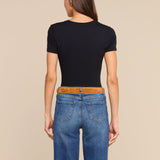 L'AGENCE - Aileen Cotton Crewneck Tee