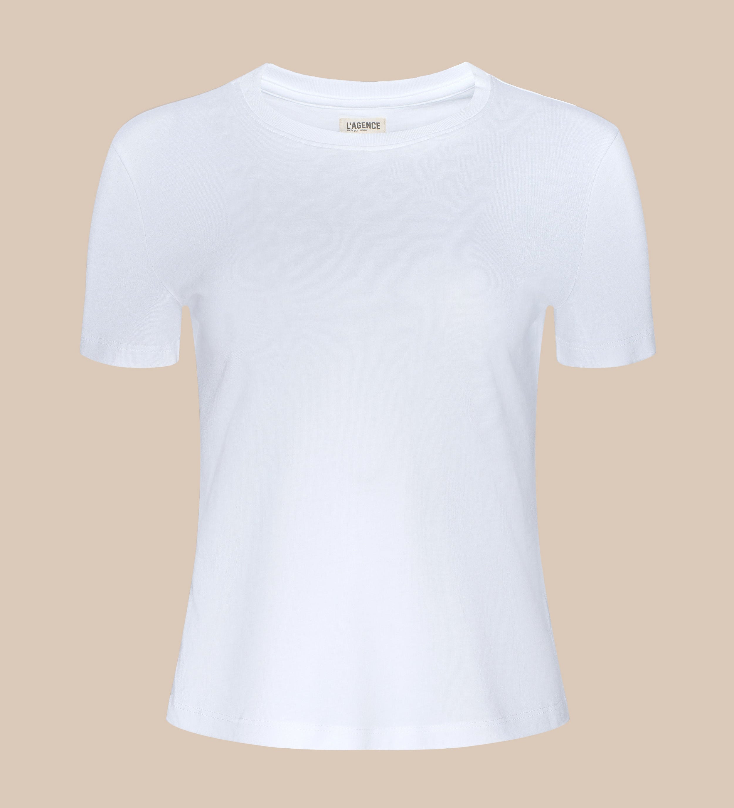 L'AGENCE - Aileen Cotton Crewneck Tee