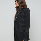 L'AGENCE - Kendi Pinstriped Long Blazer