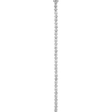 Dorsey - PETITE MARGUERITE RIVIÈRE BRACELET IN LAB WHITE SAPPHIRE