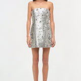 Simkhai - Arta Embellished Sequin Bustier Mini Dress