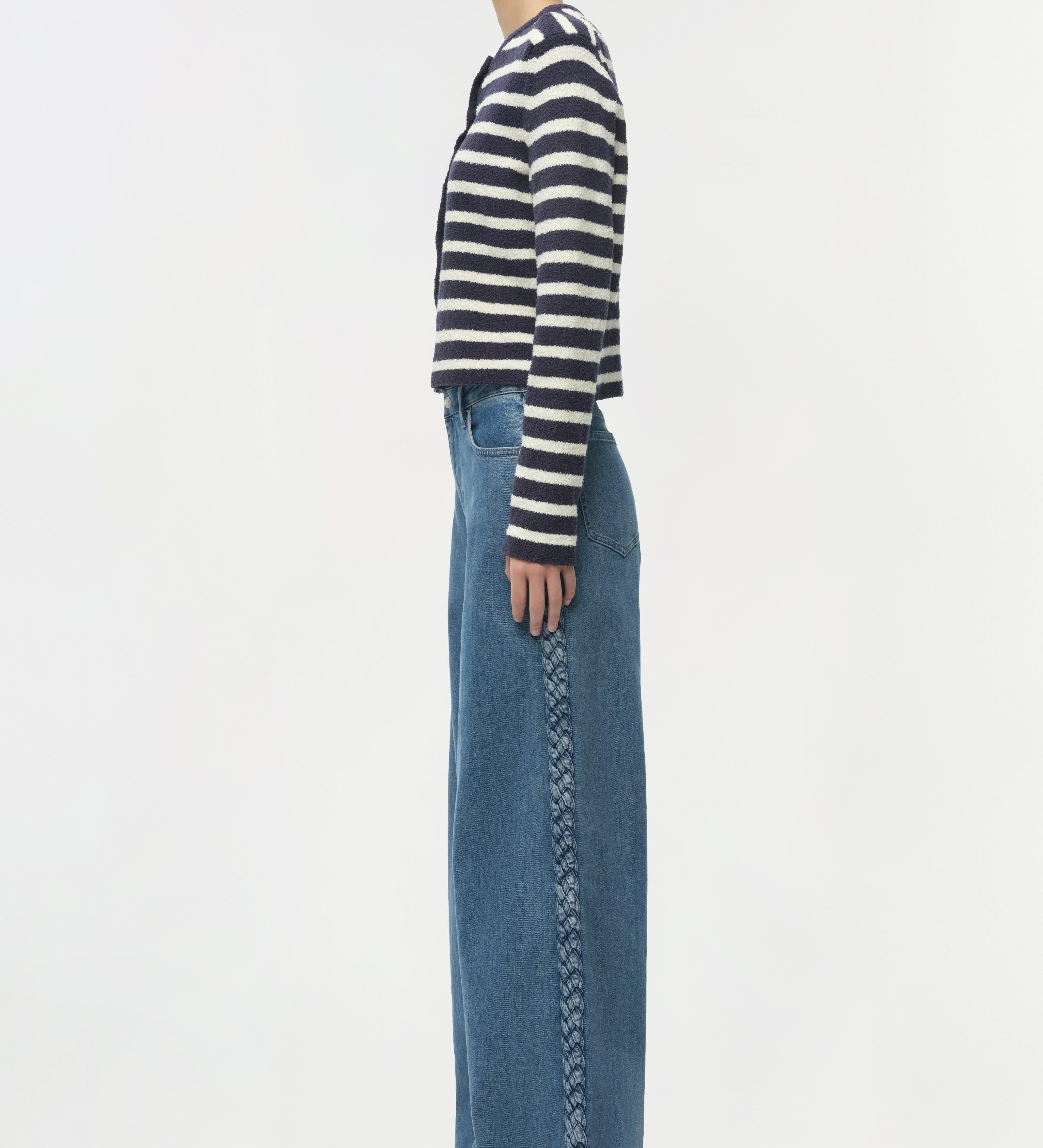 Simkhai - Harland Knit Crewneck Cardigan