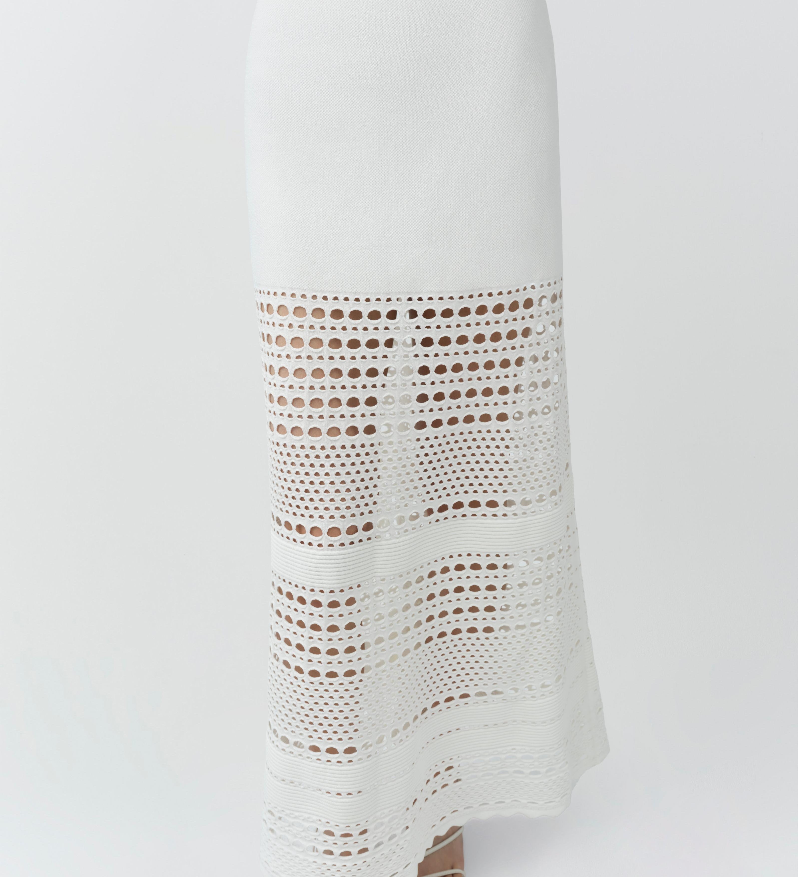 Simkhai - Westly Open Stitch Midi Skirt