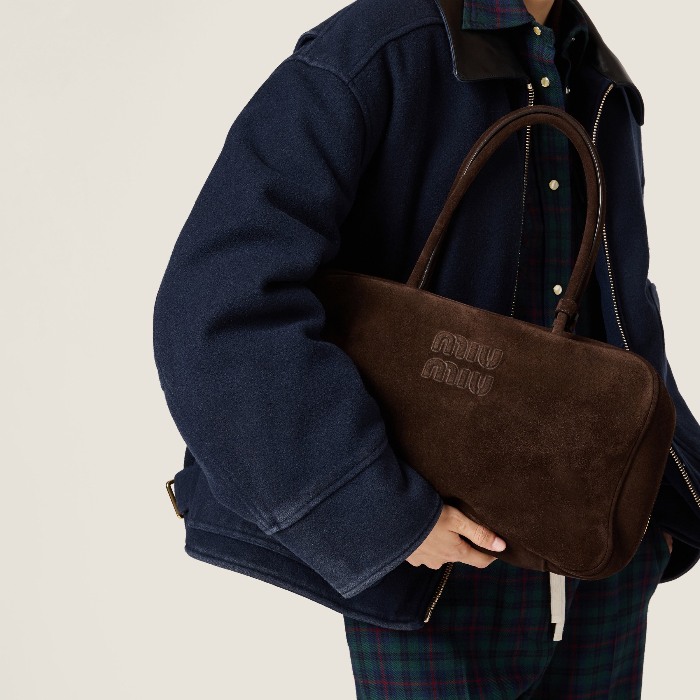 Suede Beau bag