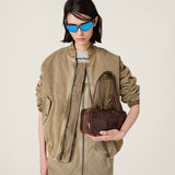 Beau  leather patchwork bag