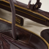 Beau  leather patchwork bag