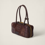 Beau  leather patchwork bag