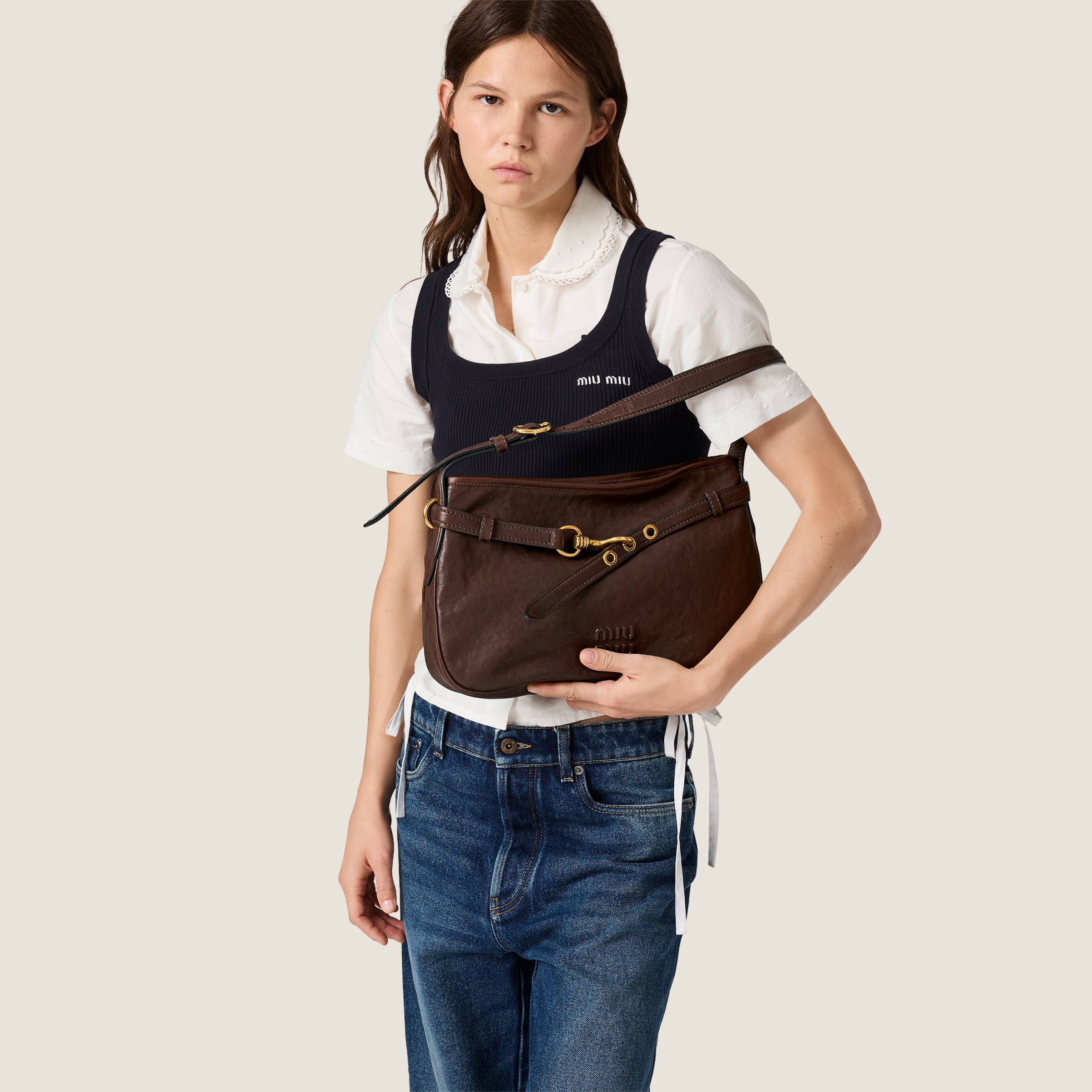Aventure nappa leather bag