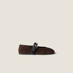 Suede ballerinas