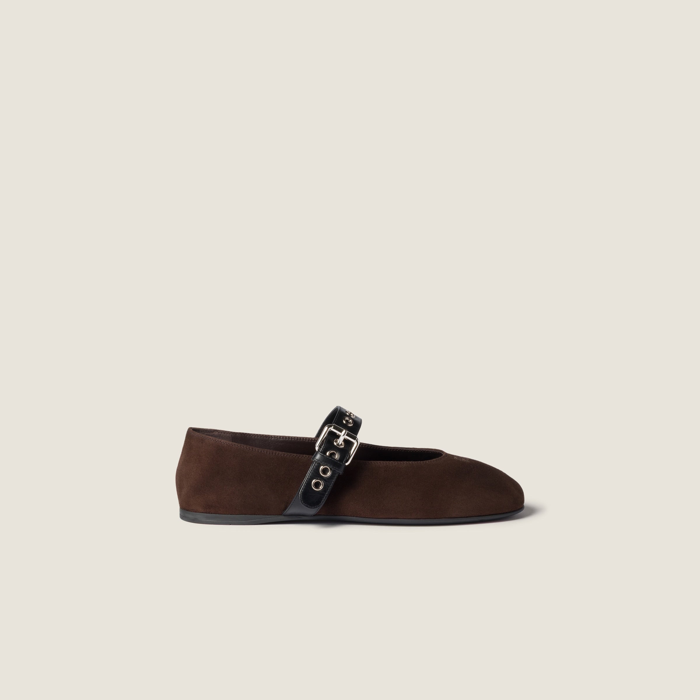 Suede ballerinas
