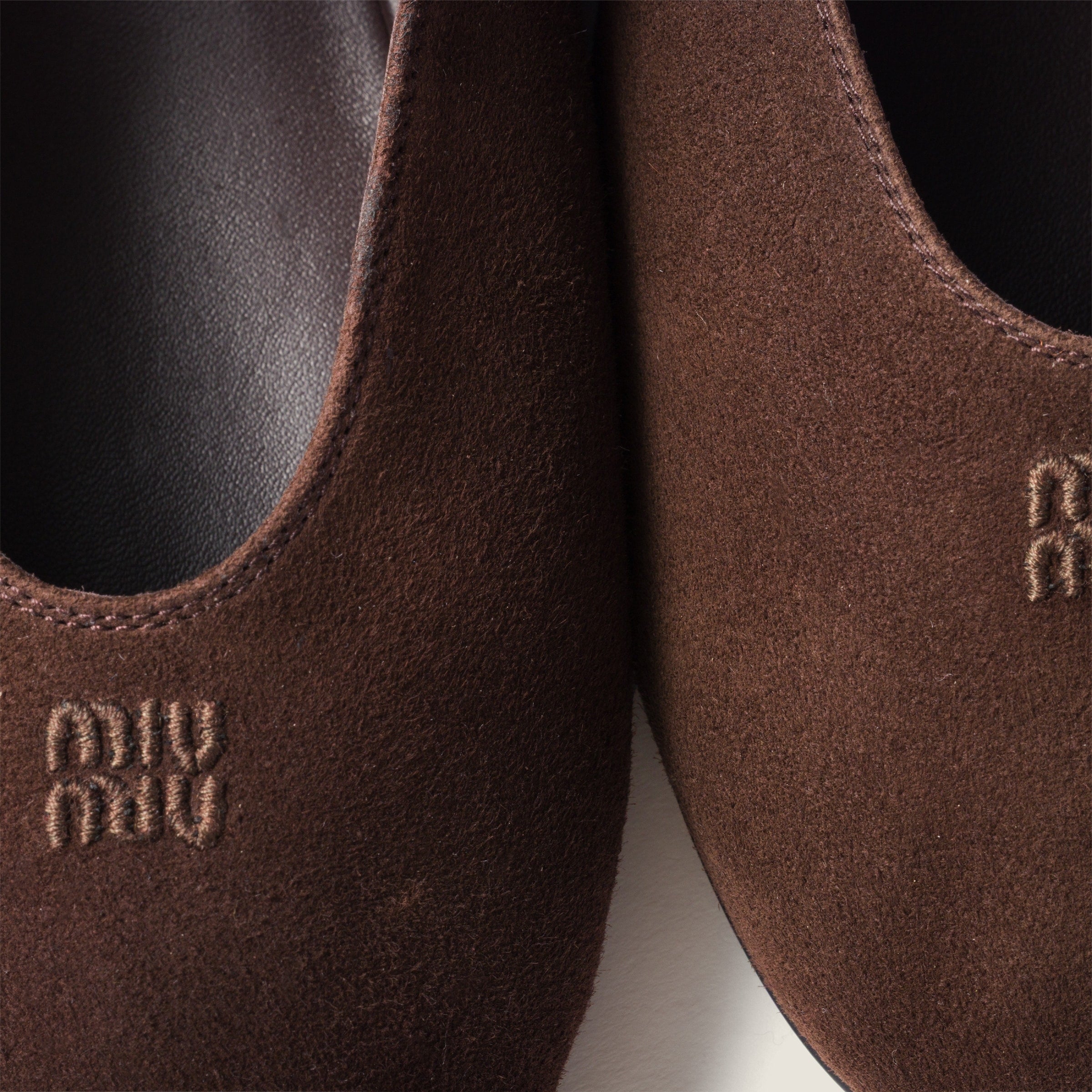Suede ballerinas