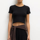 Leset - Lauren Crop Slim Fit Tee