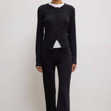 Leset - Lauren High Waist Straight Leg Pant