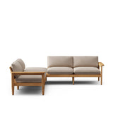 The Citizenry - Dunes Teak Outdoor 5-Piece Sectional