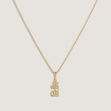 Kinn - Dear Kaia Vertical Nameplate Necklace
