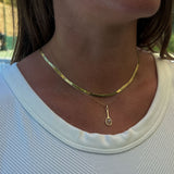 Kinn x Sunset Tennis Club Ball And Racquet Necklace Pearl