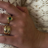 Kinn - Jardin Oval Ring Emerald
