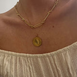Kinn - Vintage Mother Coin Pendant