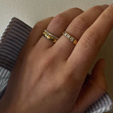 Kinn - Vintage Round Three Diamond Ring