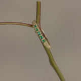 Kinn - Solis Ribbed Emerald Ring