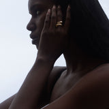 Kinn - Bold Willow Wrap Around Ring Gold