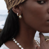Kinn - Bobbi Baguette Diamond Huggie Earrings