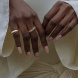 Kinn - Dare To Love Bold Hollow Dome Ring