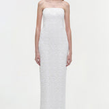 Simkhai - Savia Strapless Embellished Gown