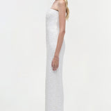 Simkhai - Savia Strapless Embellished Gown