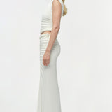 Simkhai - Juna Draped Jersey Midi Skirt