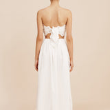 Posse - ANTOINETTE TIE TOP - VINTAGE WHITE