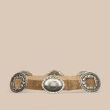 L'AGENCE - Austin Suede Concho Belt