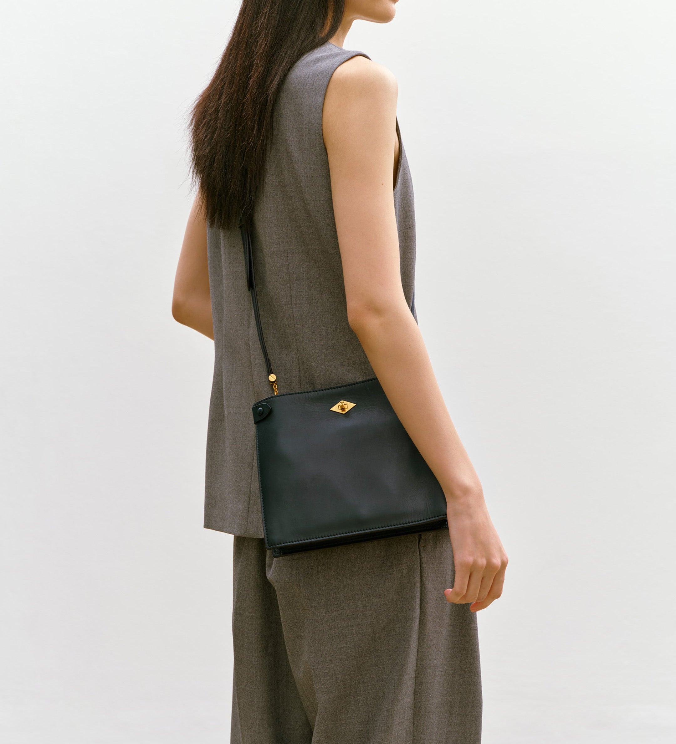 Metier - Stowaway Crossbody Buttery Nappa Foresta