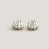 Kinn - Gaia Scallop Earrings Silver