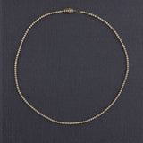 Kinn - Petite Diana Tennis Necklace Birthstones Yellow Gold