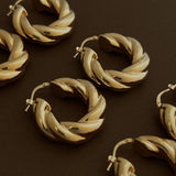 Kinn - Taylor Twist Hoop Earrings