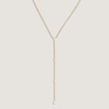 Kinn - Mixed Lariat Necklace Diamond