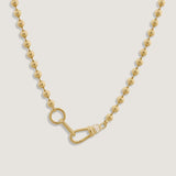 Kinn - Pavé Ball Chain Necklace Diamond