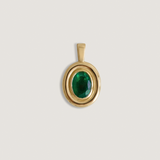 Kinn - Jardin Oval Pendant Emerald