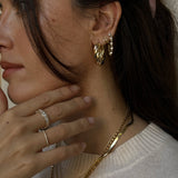 Kinn - Taylor Twist Hoop Earrings