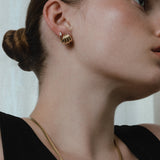 Kinn - Gaia Scallop Earrings Gold