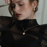 Kinn - Pavé Ball Chain Necklace Diamond