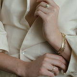 Kinn - Dare To Love Double Dome Ring Gold & Silver