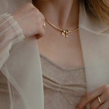 Kinn - Heirloom Curved Chain Necklace