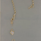 Kinn - Pavé Ball Chain Necklace Diamond