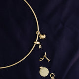Kinn - Heirloom Curved Chain Necklace