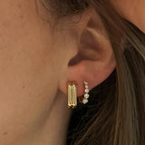 Kinn - Duet Huggie Earrings