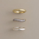 Kinn - Pavé Wave Ring Diamond
