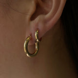 Kinn - Classic Hoop Small & Classic Huggie Earring Stack