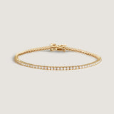 Kinn - Classic Diana Tennis Bracelet 3.20ctw Yellow Gold
